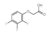 2-(2,3,4-trifluorophenoxy)acetic acid Structure