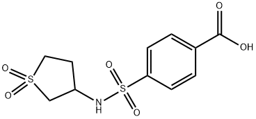 4-[(1,1-dioxo-1lambda6-thiolan-3-yl)sulfamoyl]benzoic acid picture