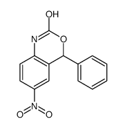 6-nitro-4-phenyl-1,4-dihydro-3,1-benzoxazin-2-one Structure