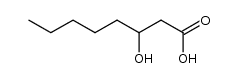(3S)-3-Hydroxyoctanoic acid Structure