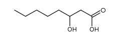 (3S)-3-Hydroxyoctanoic acid structure