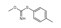 O-Methyl-S-(p-tolyl)-thioiminocarbonat结构式