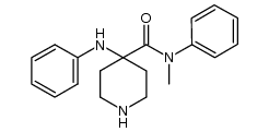 N-methyl-N-phenyl-4-(phenylamino)piperidine-4-carboxamide Structure