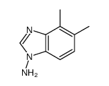 1H-Benzimidazol-1-amine,4,5-dimethyl-(9CI) Structure