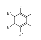 1,2,3-tribromo-4,5,6-trifluoro-benzene Structure