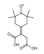 (2,2,6,6-Tetramethyl-1-oxyl-piperidyliden)-bernsteinsaeure Structure