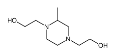 2-[4-(2-hydroxyethyl)-3-methylpiperazin-1-yl]ethanol结构式