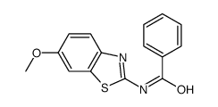 N-(6-Methoxybenzo[d]thiazol-2-yl)benzamide结构式