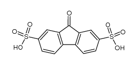 9-oxo-fluorene-2,7-disulfonic acid Structure