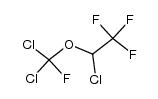 1-chloro-2,2,2-trifluoroethyl dichlorofluoromethyl ether Structure