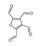 Furantetracarboxaldehyde (9CI) Structure