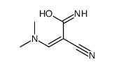 2-cyano-3-(dimethylamino)prop-2-enamide Structure