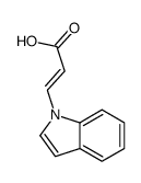 3-indol-1-ylprop-2-enoic acid Structure