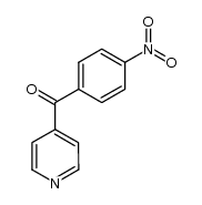 (4-nitrophenyl)(pyridin-4-yl)methanone结构式