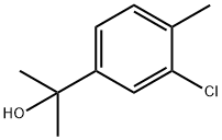 2-(3-氯-4-甲基苯基)丙-2-醇结构式