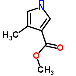 Methyl 4-methyl-1H-pyrrole-3-carboxylate structure