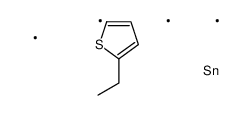 (5-ethylthiophen-2-yl)-trimethylstannane Structure