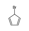 5-bromocyclopenta-1,3-diene Structure