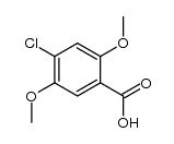 2,5-dimethoxy-4-chlorobenzoic acid Structure