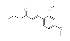(E)-2,4-dimethoxycinnamic acid ethyl ester结构式