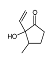 Hydroxy-2-methyl-3-vinyl-2-cyclopentanon Structure