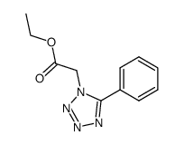 ethyl 5-phenyl-1H-tetrazolylacetate Structure