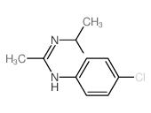 N-(4-chlorophenyl)-N-propan-2-yl-ethanimidamide结构式