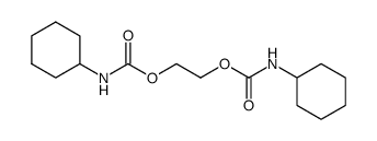 ethylene glycol bis(N-cyclohexylcarbamate)结构式
