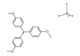 tetrafluoro-l4-borane, tris(4-methoxyphenyl)methylium salt Structure