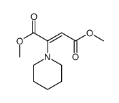 dimethyl 2-piperidin-1-ylbut-2-enedioate结构式