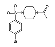 4-(4-乙酰基哌嗪磺酰基)溴苯结构式