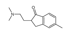 2-[2-(dimethylamino)ethyl]-5-methyl-2,3-dihydroinden-1-one Structure
