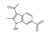 1-(1-hydroxy-2-methyl-6-nitroindol-3-yl)ethanone Structure
