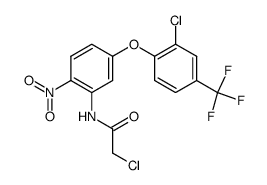 2-Chloro-N-[5-(2-chloro-4-trifluoromethyl-phenoxy)-2-nitro-phenyl]-acetamide结构式