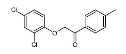 2-(2,4-dichlorophenoxy)-1-(4-methylphenyl)ethanone Structure
