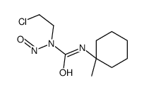 1-(2-chloroethyl)-3-(1-methylcyclohexyl)-1-nitrosourea结构式
