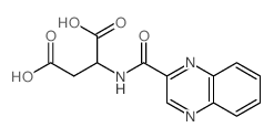 Aspartic acid,N-(2-quinoxalinylcarbonyl)-, L- (8CI)结构式