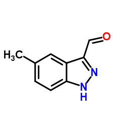 5-甲基-3-(1H)吲唑甲醛结构式