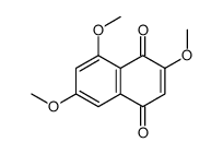 2,6,8-trimethoxynaphthalene-1,4-dione Structure