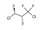 (2RS,3RS)-1,3-dichloro-1,1,2,3-tetrafluoropropane Structure
