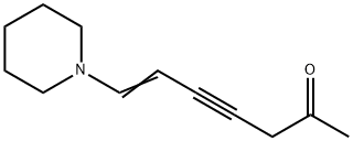 7-Piperidino-6-hepten-4-yn-2-one结构式