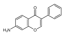 4H-1-Benzopyran-4-one,7-amino-3-phenyl-(9CI) structure