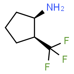 Cyclopentanamine, 2-(trifluoromethyl)-, (1R,2S)-rel- (9CI) Structure