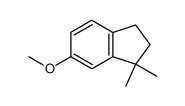 5-Methoxy-3,3-dimethyl-indane结构式