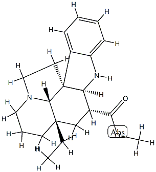 (2β,3β,5α,12β,19α)-Aspidospermidine-3-carboxylic acid methyl ester结构式