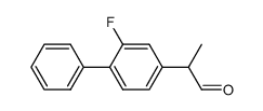 2-(2-fluoro-[1,1'-biphenyl]-4-yl)propanal Structure