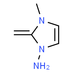 1H-Imidazol-1-amine,2,3-dihydro-3-methyl-2-methylene-(9CI) structure