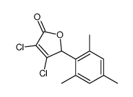 3,4-dichloro-2-(2,4,6-trimethylphenyl)-2H-furan-5-one结构式