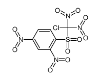 1-[chloro(dinitro)methyl]sulfonyl-2,4-dinitrobenzene Structure