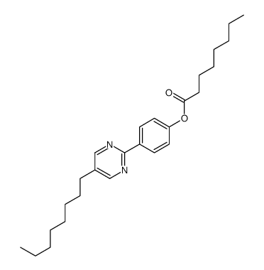 [4-(5-octylpyrimidin-2-yl)phenyl] octanoate Structure